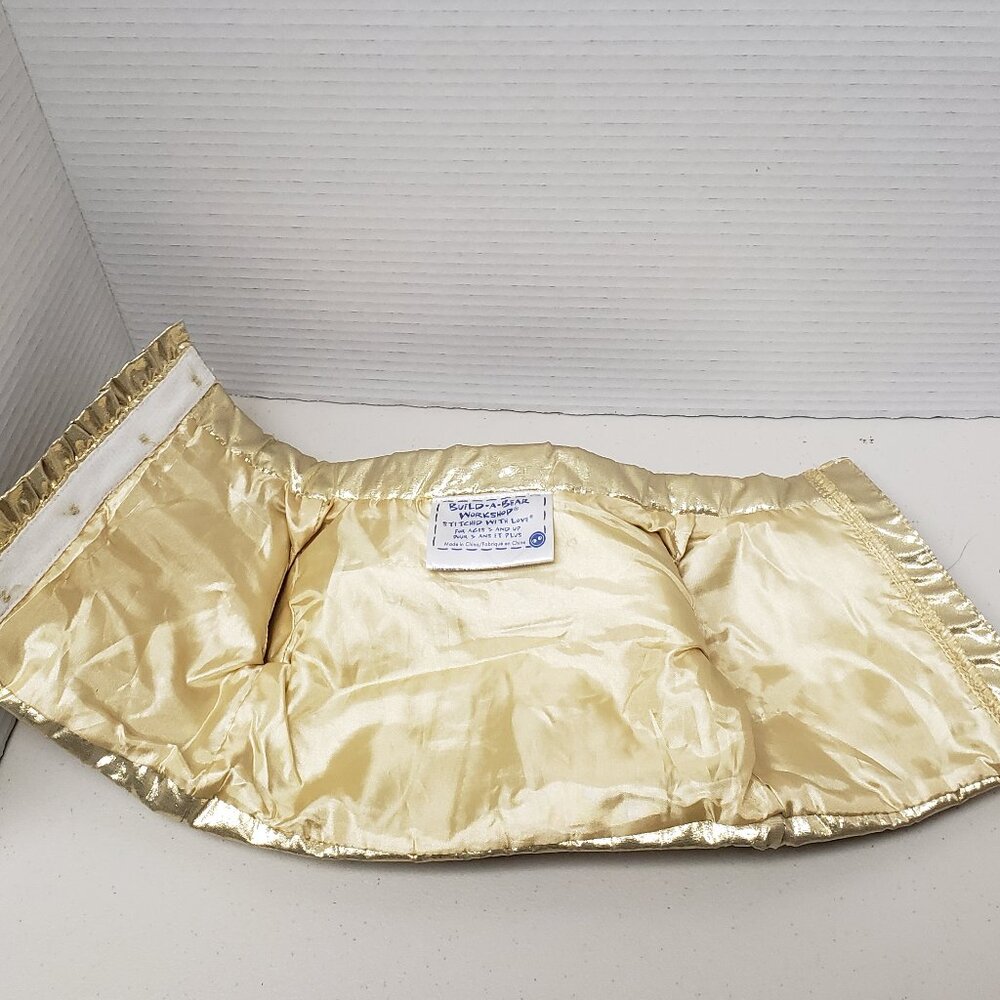 Build A Bear Gold Jacket & Ruffle Shirt - Picture 4 of 8